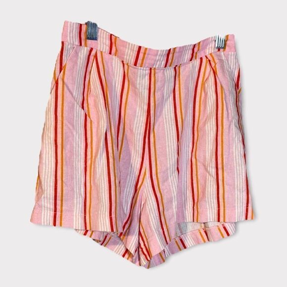 LUSH high waist linen shorts - Picture 2 of 8